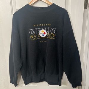 Vintage 1990s Pittsburgh Steelers NFL Crewneck Sweater / Riddell
